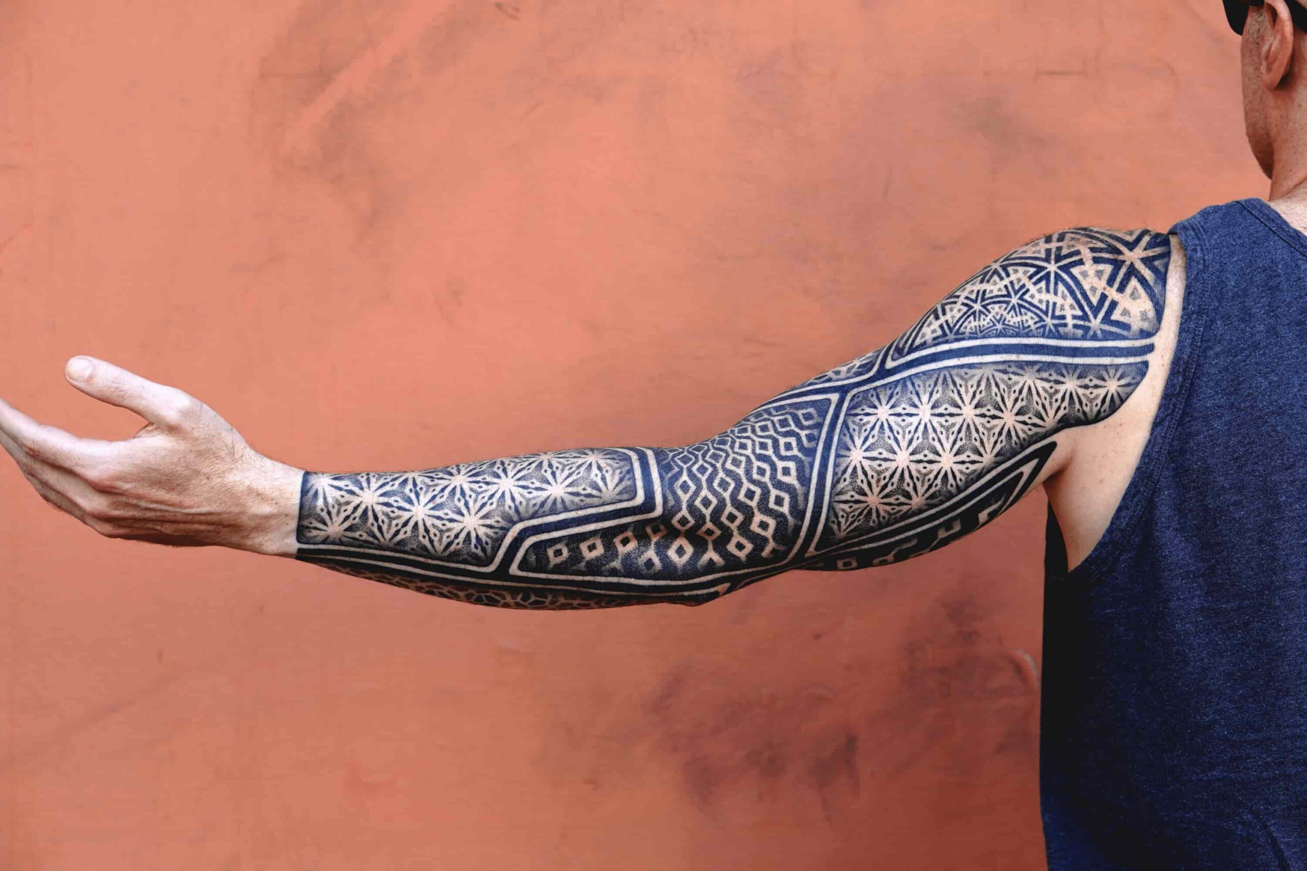 tatuaje geométrico full sleeve tatuaje geométrico full sleeve